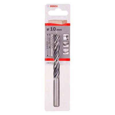 Broca para Madeira 3 Pontas 10MM com Ponta Centralizadora Arestas Afiadas e Espiral Duplo Bosch