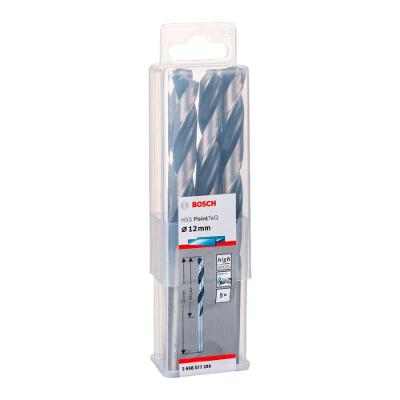 Broca para Metal HSS-PointTeQ 12mm 5 Peças Split Point Cinza Bosch