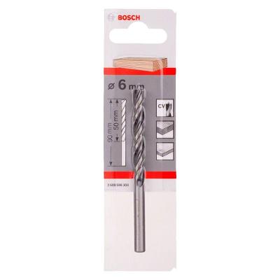 Broca para Madeira 3 Pontas 6mm com Espiral Duplo e Alta Precisão 6MM Bosch