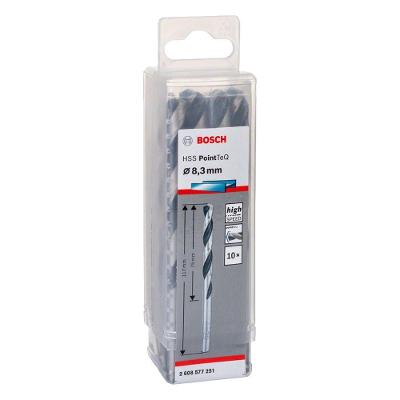 Broca para Metal Hss-pointteq 8,3mm com Ponta Split Point 10 Peças Cinza Bosch