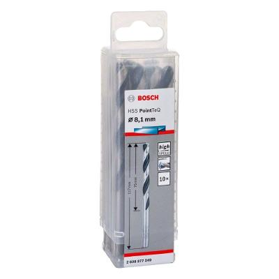 Broca para Metal Hss-pointteq 8,1mm Split Point 10 Peças Preta Bosch