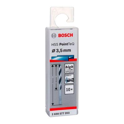 Broca para Metal Hss-pointteq 3,5mm com Ponta Centralizadora Split Point 10 Peças Bosch