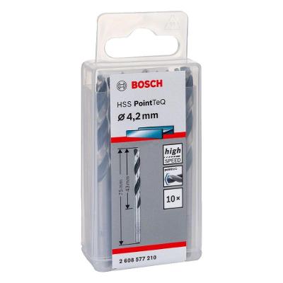 Broca para Metal Hss-pointteq 4,2mm com Tecnologia Split Point Preto Bosch
