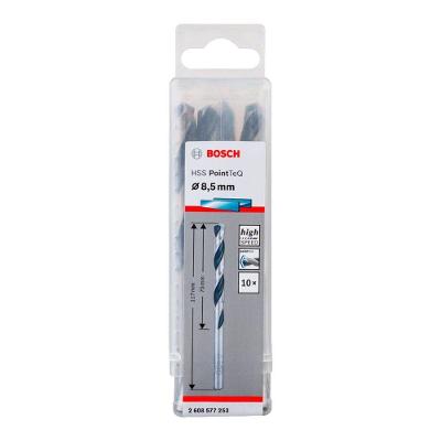 Broca para Metal Hss-pointteq 8,5mm com Ponta Split Point Cinza Bosch