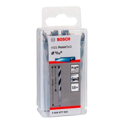 Broca para Metal HSS-POINTTEQ com Ponta Centralizadora 5-32 10 Peças Preta Bosch