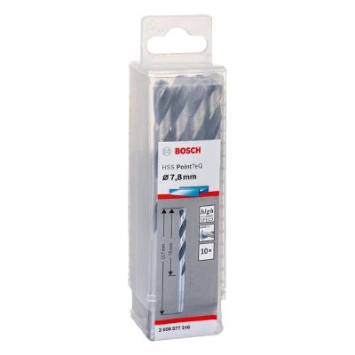 Broca para Metal Hss-pointteq 7,8mm com Ponta Split Point 10 Peças Preto Bosch