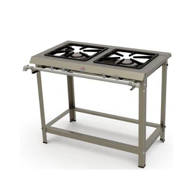 Fogão Industrial PMDI-200 2 Queimadores Duplos Modulável Cinza Progás