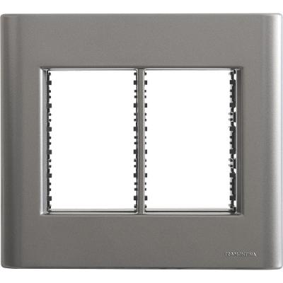 Placa de Interruptor 6 Postos 4x4 com Sistema Modular Giz Onix Tramontina