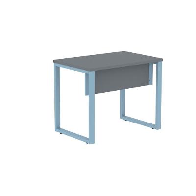 Mesa de Escritório Retangular M900P25TUB Moderno sem Gavetas MDP 90CM Grafite Pandin Móveis