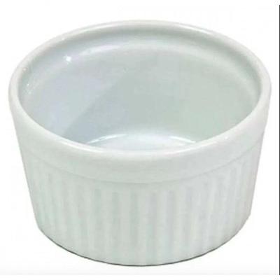Ramequim Hamekin em Porcelana para Porções Individuais e Molhos Versátil para Servir Guarnições