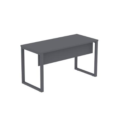 Mesa de Escritório Retangular M1200P25TUB Moderno sem Gavetas MDP 120CM Grafite