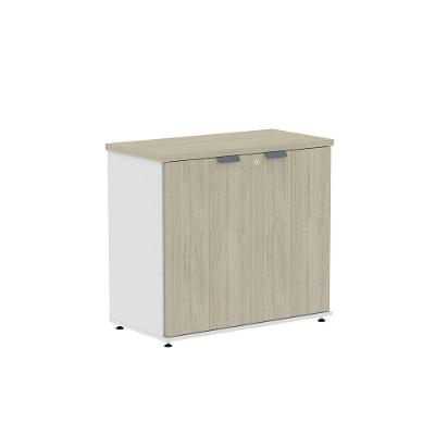 Armário Baixo AB700P25 com Sistema Pivotante 2 Portas 1 Prateleira MDP BP 79CM Castanheira Natural