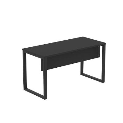 Mesa de Escritório Retangular M1200P25TUB Moderno sem Gavetas MDP 120CM Preto