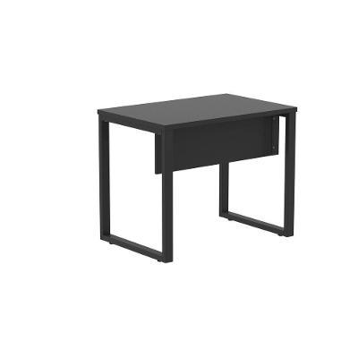 Mesa de Escritório Retangular M900P25TUB Moderno sem Gavetas 90CM Preto Pandin Móveis