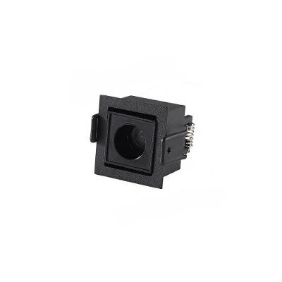 Spot de Embutir LED Downlight Powerus 2W 3000K Luz Amarela Direcionável 35 graus  Preto Nordecor