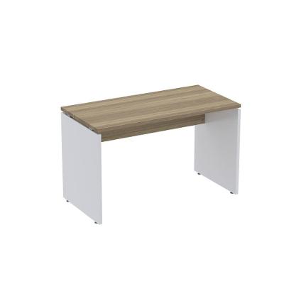 Mesa Auxiliar Retangular M1200P25PP Moderno sem Gavetas MDP 120CM Cinza Pandin