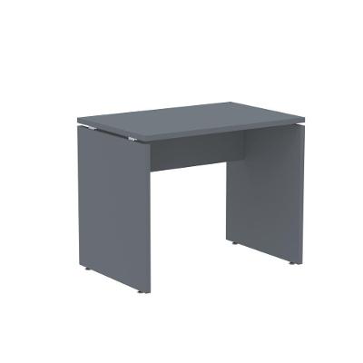 Mesa Auxiliar Retangular M900P25PP Moderno sem Gavetas 90CM Grafite Pandin Móveis