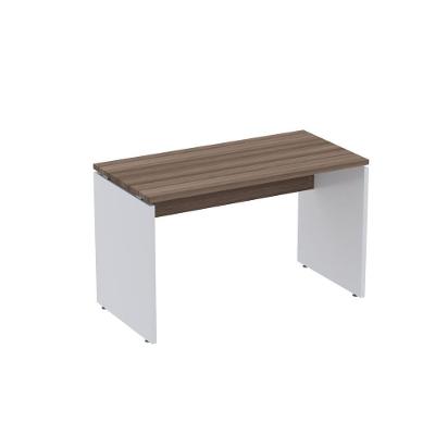 Mesa Auxiliar Retangular M1200P25PP Moderno sem Gavetas MDP 120CM Walnut-cinza Pandin