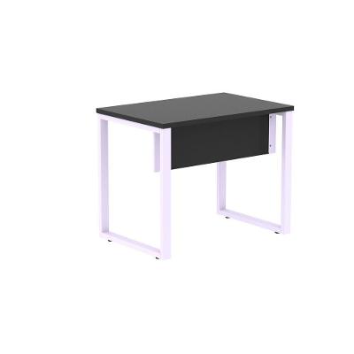 Mesa de Escritório Retangular M900P25TUB Moderno MDP 90CM Preto e Lilas