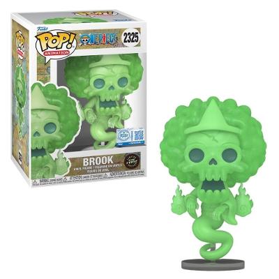 Boneco Colecionável Funko POP com Versão Chase Glow In The Dark Brook One Piece Candide