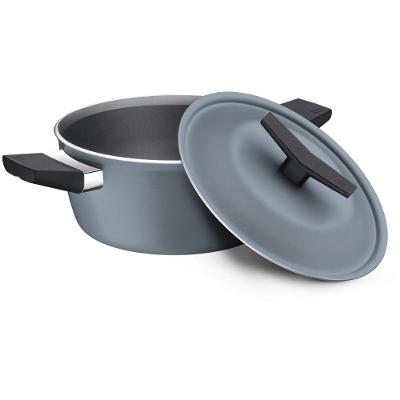 Caçarola Spezia Induction Alumínio com Revestimento Antiaderente 24CM 4,3L Azul Ardósia Tramontina
