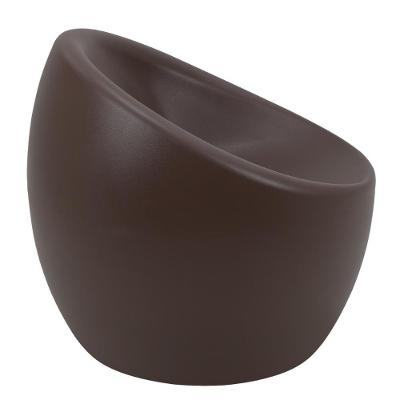 Poltrona Oca Decorativa em Polietileno com Design Moderno Marrom Café Tramontina
