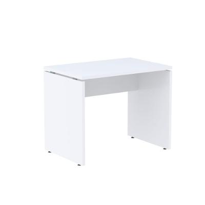 Mesa Auxiliar Retangular M900P25PP Moderno sem Gavetas 90CM Branco Pandin Móveis