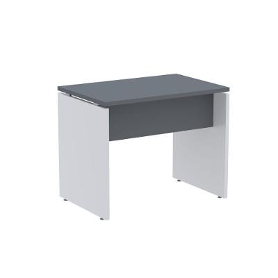 Mesa Auxiliar Retangular M900P25PP Moderno sem Gavetas MDP 90CM Grafite Pandin Móveis
