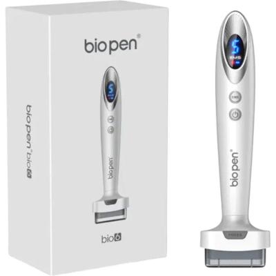 Caneta Dermaroller BIO6 EMS LED com Microagulhamento e Luz LED Bio Pen 3CM 5 Níveis