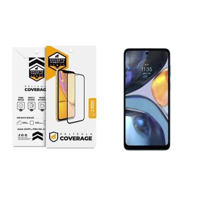 Película Coverage 5D Pro Preta Para Motorola Moto G22 - Gshield