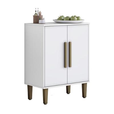 Balcão de Cozinha Lorena 2 Portas 1 Prateleira MDP e MDF 60CM Branco Kaiki Móveis