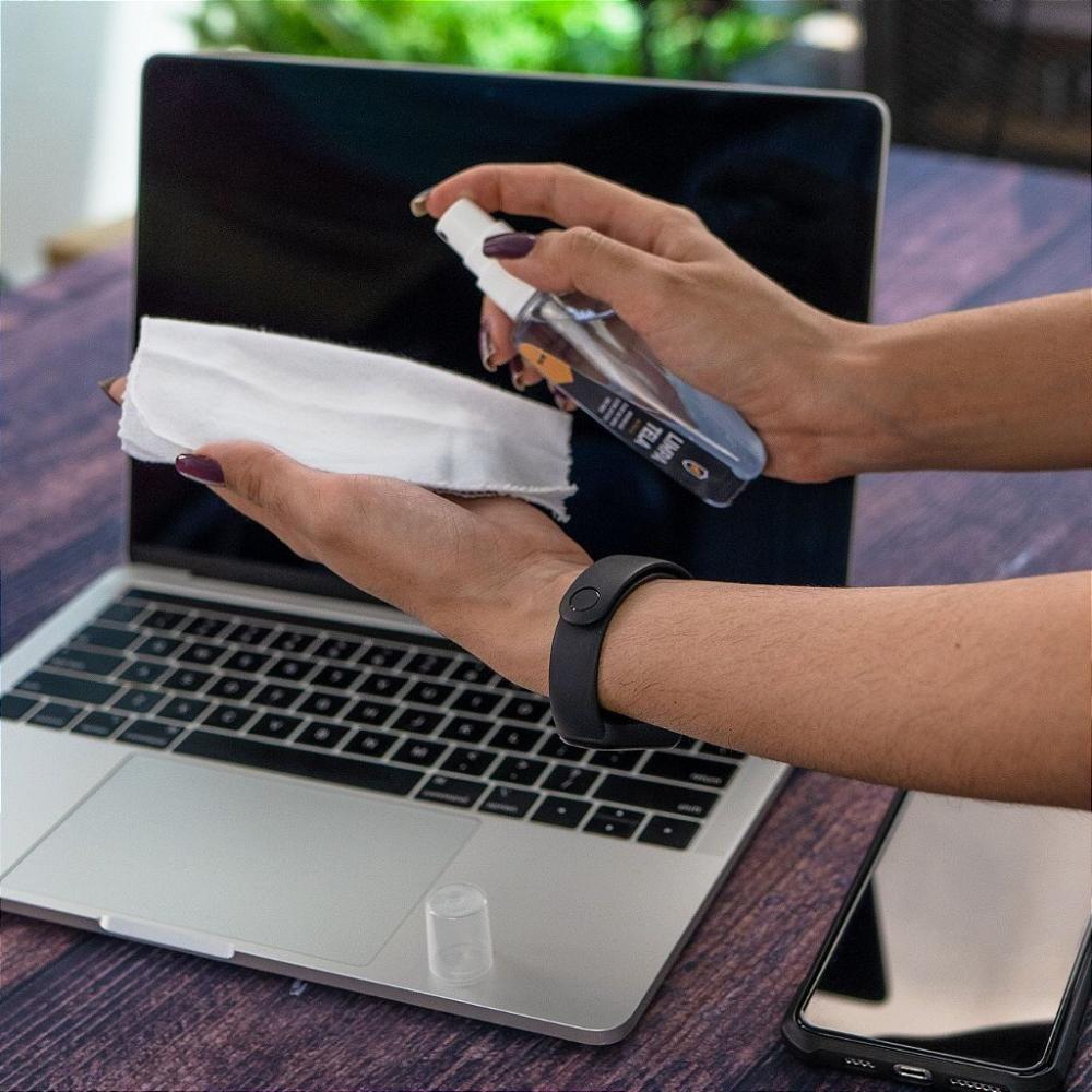 Kit Limpa Telas Bactericida + Flanela - Grip Clean - Gshield - 2