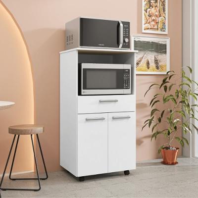 Balcão Belluno com 2 Portas e 1 Gaveta em MDP TAMANHO 61CM Branco