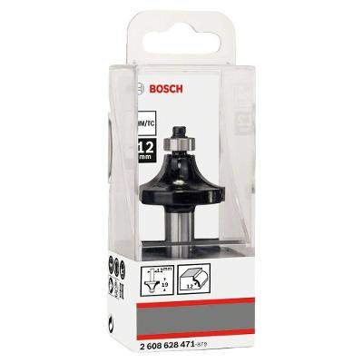 Fresa de Arredondar Standard 12mm R1 12mm L19mm G70mm com Rolamento Integrado Carbeto de Tungstênio