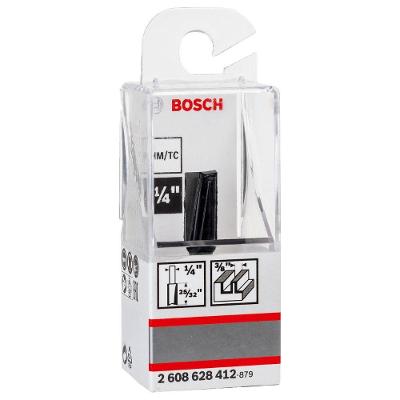 Fresa de Ranhurar 1-4'' D1 9.5mm L19.5mm G51mm Alta Precisão para Cortes em Madeira Bosch