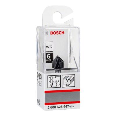 Fresa de Ranhurar Standard V Corte 12,7x12,7mm 90 graus  com Pastilhas de Carboneto 6mm 45mm Bivolt Bosch