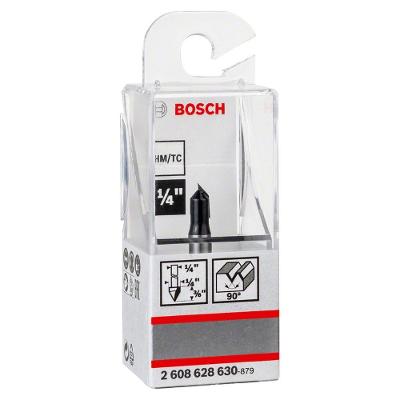 Fresa de Ranhurar Standard V Entalhes Precisos 6,3x9,2x45mm 90 graus  com Pastilhas Bosch