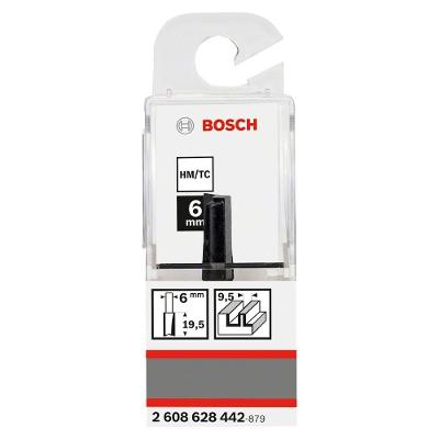 Fresa Reta Standard 6MM Alta Durabilidade Carbeto Tungstênio Inox Bosch