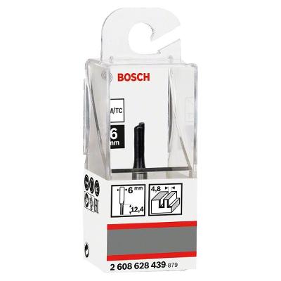 Fresa Reta Fresa Reta Bosch Standard 6mm Corte Preciso Carbeto de Tungstênio 6mm D1 4,8mm Bosch