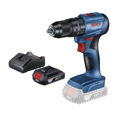Furadeira Parafusadeira Bosch Profissional GSB 185-LI com Bateria 50W Verde 18V
