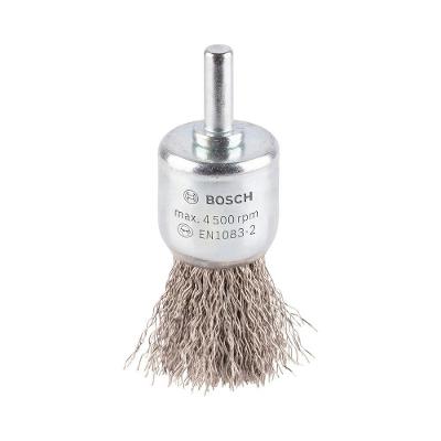 Escova de Aço Pro Stainless Steel Clean 25mm com Fios Ondulados para Acabamento Preciso Inox Bosch