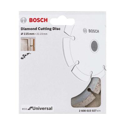 Disco Diamantado Eco For Universal 115x22,23x2x7mm Corte Preciso em Concreto Cinza Bosch