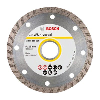 Disco Diamantado Eco Universal para Cortes em Concreto com Borda Turbo 115mm Bosch