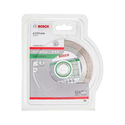 Disco Diamantado Pro Porcelanato Liso para Cortes Precisos 110x20mm Inox Bosch
