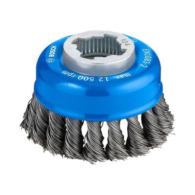 Escova de Aço Copo PRO Metal Heavy com Tecnologia X-Lock 75mm Cinza Bosch
