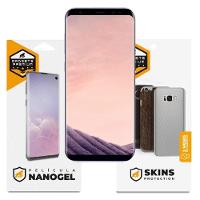Película De Nano Gel Dupla + Traseira Fibra De Carbono Para Samsung Galaxy S8 Plus - Gshield - 1