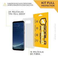 Película De Nano Gel Dupla + Traseira Fibra De Carbono Para Samsung Galaxy S8 Plus - Gshield - 8