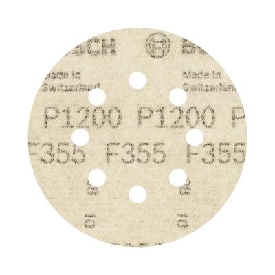 Disco de Lixa F355 125mm Grão 1200 com Revestimento Antiestático 5 Unidades Bosch