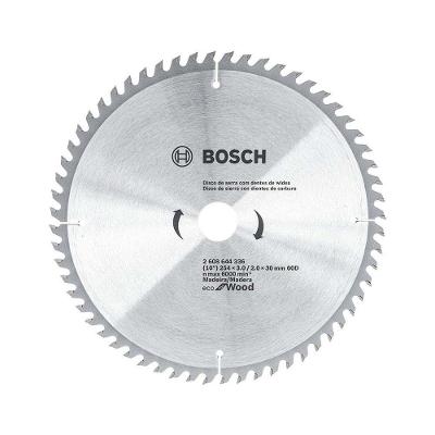Disco de Serra Circular Ecoline 254x30mm 60D para Madeira com Dentes em Carbeto de Tungstênio Bosch