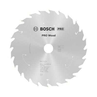 Disco de Serra Circular Pro Wood Cordless 165mm 24 D Corte Extra Fino Prata Bosch